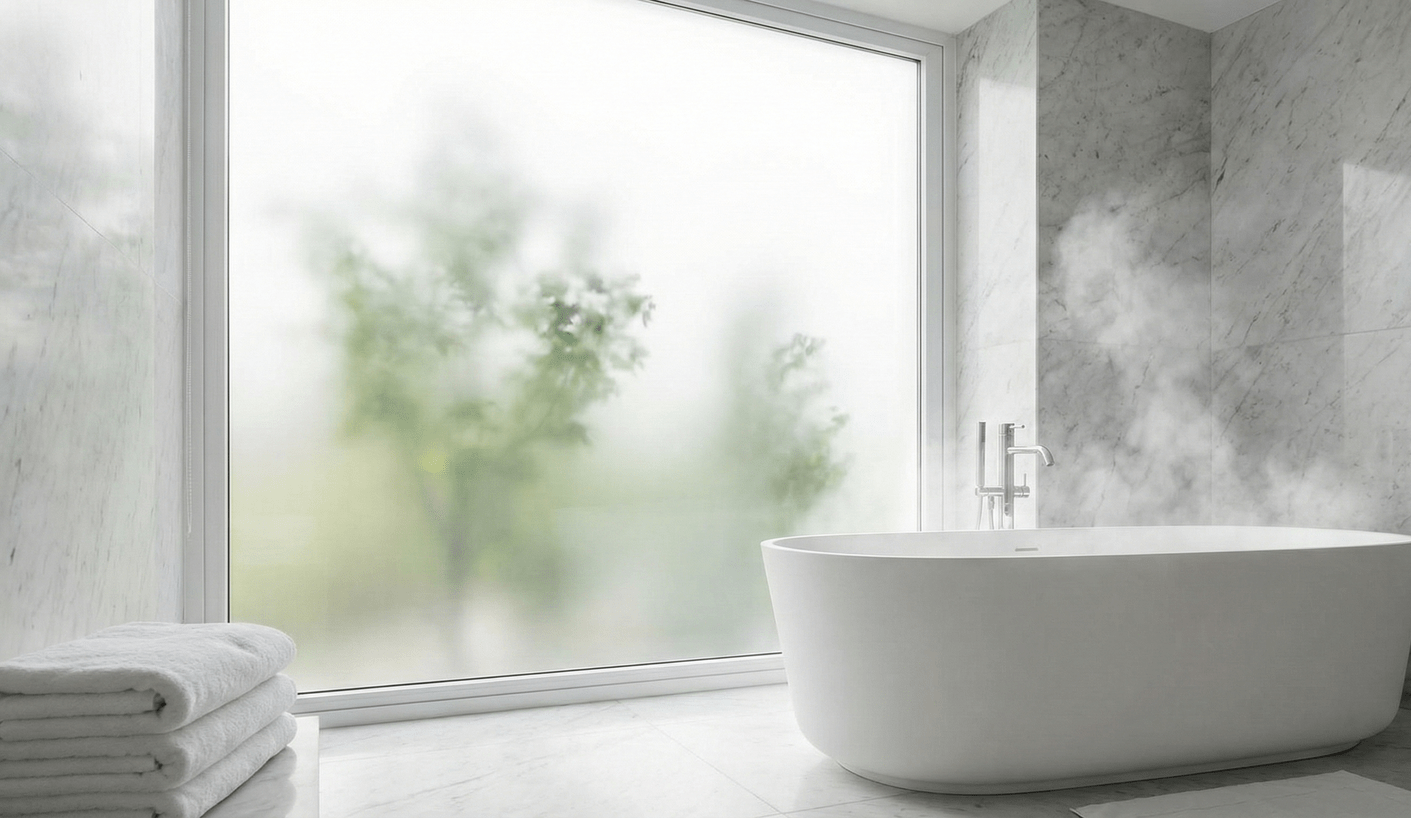 Baño con Ventana de PVC